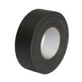 Gaffers Tape, 2"x55 Yds, 3" Core, 11 mil, Black Vinyl, SRB redirect to product page